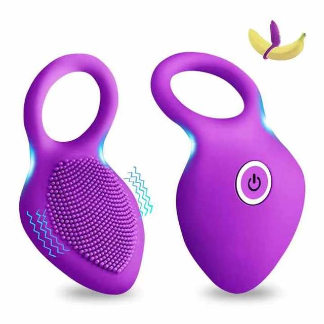 Most Popular Silicon Rubber Delay Ejaculation Sex Toy Vibrating Cock Ring for Male Penis