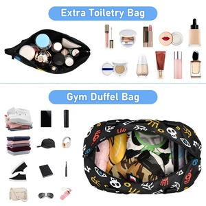 Bolsa Deportiva de Gran Capacidad con Logotipo Personalizado, Bolsa de Viaje Deportiva Simple e Informal con Separación para Ropa Húmeda y Seca - Product Image 4