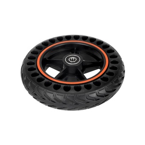 Roue de trottinette ULIP 100 mm avec pneu en caoutchouc et roulement à billes, résistante à l'usure, design tout-terrain - Product Image 4