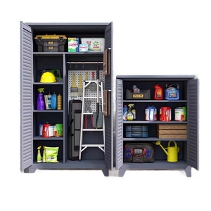 Muebles Metálicos Modernos para el Hogar, <span class=keywords><strong>Armario</strong></span> de Almacenamiento de Herramientas y Gabinete de Limpieza para Exteriores, <span class=keywords><strong>Armario</strong></span> de Acero para Baño y Exteriores - Product Image 4