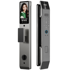 Serrure de porte intelligente XSDTSTuya avec reconnaissance faciale 3D, biométrique, empreinte digitale, mot de passe, entrée sans clé avec caméra d'interphone active en temps réel - Product Image 1