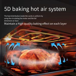 Fours encastrables 60L Meilleur <span class=keywords><strong>prix</strong></span> <span class=keywords><strong>Four</strong></span> à pizza électrique noir multifonctionnel à usage domestique <span class=keywords><strong>Four</strong></span> à <span class=keywords><strong>micro</strong></span>-ondes encastré - Product Image 4