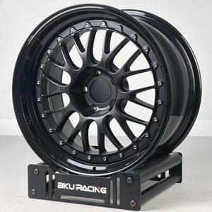 Bku 3 件套锻造 E88 轮毂适用于 BMW E90 E46 M3 E60 E92 F10 F80 F87 M2 <span class=keywords><strong>18</strong></span> 19 20 英寸定制 5x120 深盘合金轮毂 - Product Image 5