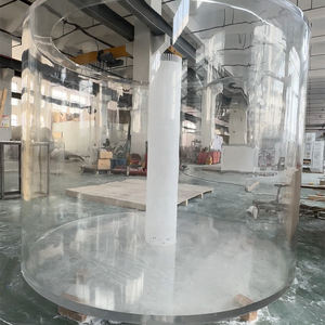 Eco Vriendelijke Moderne Stijl Acryl Ovale Salontafel Vis Glazen Platen Camry Aquarium - Product Image 6