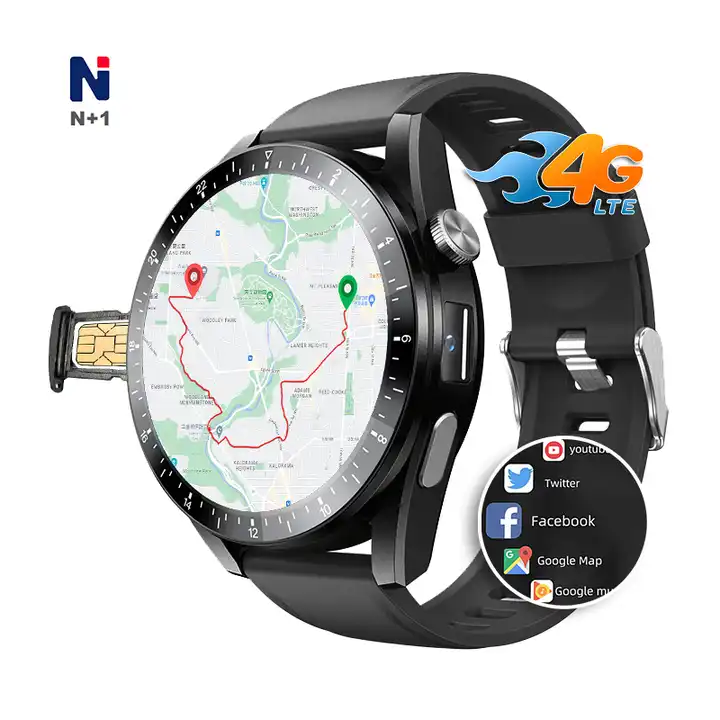 Wholesale GPS Navigation Smartwatch Men Android Camera Sim 4g GPS WIFI Smart Watch From