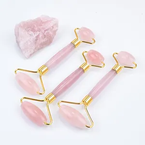 Assurance qualité <span class=keywords><strong>pierre</strong></span> <span class=keywords><strong>de</strong></span> Quartz Rose soins <span class=keywords><strong>de</strong></span> la peau du visage cristal Anti-âge outil <span class=keywords><strong>de</strong></span> <span class=keywords><strong>Massage</strong></span> <span class=keywords><strong>Jade</strong></span> <span class=keywords><strong>rouleau</strong></span> pour le visage - Product Image 1