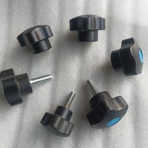 Poignées en nylon en forme de fleur de prunier, vis en T, M6-M12, poignées de tiroir, boutons de meubles, poignée étoile, design cinq étoiles - Product Image 1