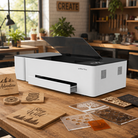 Machine de gravure et de découpe au laser CO2 pour MDF, verre, papier - Prise en charge DXF, refroidissement par eau, nouvelle, livraison directe d'usine