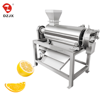 Extracteur de jus industriel en acier inoxydable DZJX avec moteur 380V 2.2-15KW haute puissance pour citron, orange, agrumes