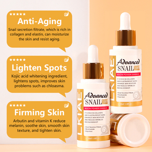 Kore gelişmiş salyangoz Mucin lüks güzellik vitamini <span class=keywords><strong>K</strong></span> azaltmak <span class=keywords><strong>k</strong></span>ırışıklı<span class=keywords><strong>k</strong></span> nemlendirici koyu nokta Anti-aging yüz Serum hafifletmek - Product Image 6