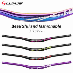 LUNJE Pièces détachées et accessoires de vélo Guidon <span class=keywords><strong>VTT</strong></span> Rise 25mm pour guidon Road Mountain Custom 31.8mm * 780mm Bicycle Handle - Product Image 5