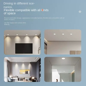 Luminaria empotrada de techo FSL Foshan Lighting Meijia de segunda generación, 75 mm de diámetro, estilo moderno minimalista, de aleación de aluminio, para sala de estar, pasillo, dormitorio. - Product Image 4