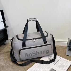 Sac de sport Oxford portable transfrontalier pour voyages de courte distance, avec compartiment sec/humide séparé et compartiment à chaussures indépendant - Product Image 3