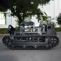 Livraison Gratuite Tondeuse Robot à Essence sur Chenilles Télécommandée, Largeur de Coupe 900mm 1100mm 1300mm