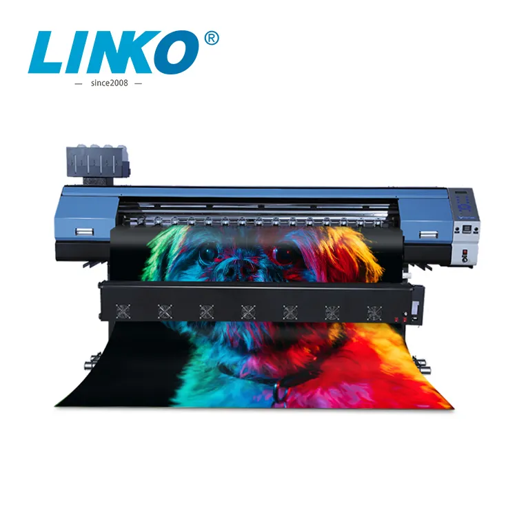 LINKO सस्ते 1.8m DX5 औद्योगिक 4720 Printhead बड़े प्रारूप डाई inkjet उच्च बनाने की क्रिया प्रिंटर के लिए उच्च बनाने की क्रिया स्याही