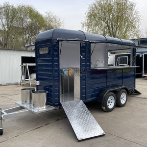 Chariot de nourriture en plein air shawarma/kiosque de nourriture de rue/chariots de café remorque de nourriture mobile - Product Image 2