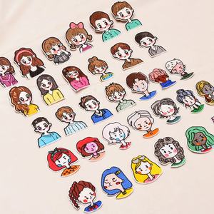 แพทช์ปักลายการ์ตูนน่ารักแบบอนิเมะ ชิบิ อวาตาร์ ตัวละครต่างๆ สำหรับรีดติดหรือเย็บติดเสื้อผ้า มีจำหน่ายในราคาขายส่ง - Product Image 6