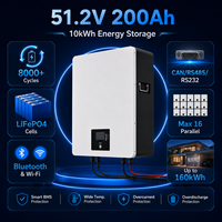 Système de stockage d'énergie solaire domestique ZTGF 10 kW Powerwall 10 kWh, batterie lithium solaire 48 V, pack de batteries LiFePO4 48 V 200 Ah