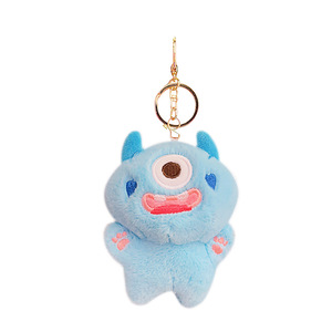 Llavero de Mosquetón con Muñeco de Monstruo Pequeño de Anime y Dibujos Animados, Ojos Grandes, de Moda, para Aliviar el Estrés, Duradero, de Plástico PP, Relleno de Algodón - Product Image 6