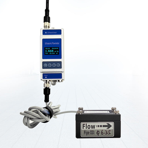DN10 Clamp on Ultrasonic Flow <span class=keywords><strong>Meter</strong></span> para Água Óleo <span class=keywords><strong>Diesel</strong></span> com Display OLED de Alta Precisão e Design Montado na Parede - Product Image 3