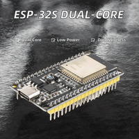 Carte de développement embarquée basse consommation ESP-32S 2,4 GHz ESP-WROOM-32 Wi-Fi et sans fil 2-en-1 avec CPU double cœur