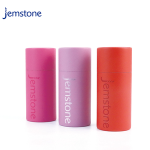 Tube cylindrique en papier écologique avec estampage à chaud argenté, impression UV et logo personnalisé pour emballage cosmétique - Product Image 1