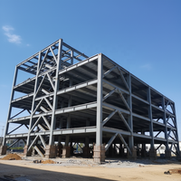 Bâtiment d'atelier industriel et d'entrepôt à plusieurs étages en acier JY-STEEL H Beam avec garantie d'un an