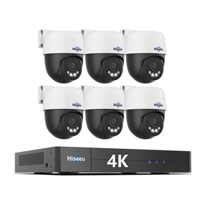 ระบบกล้องวงจรปิด Eseecloud 6CH 8MP POE PTZ H.265 4K พร้อมระบบติดตามอัตโนมัติ บันทึกข้อมูลบนคลาวด์ ชุดกล้องรักษาความปลอดภัยแบบไฟคู่ รุ่น PK-6YHD98 มองเห็นในเวลากลางคืน - Product Image 1