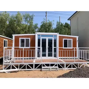 Sẵn sàng để tàu tùy chỉnh mở rộng container nhà 3 phòng ngủ sang trọng có thể gập lại 20 40 chân container nhà kế hoạch 20 40ft nhà