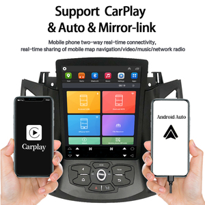 Pour <span class=keywords><strong>Ford</strong></span> Kuga / Escape, écran vertical 10,4 pouces, lecteur vidéo de voiture, avec lecteur multimédia sans fil, Android Auto & CarPlay, DSP WiFi - Product Image 2