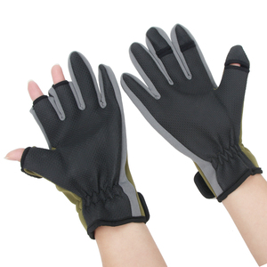 Guantes de Pesca de Neopreno, Impermeables, con Muñequera Ajustable, Anti-Impactos, para Pesca con Mosca en Clima Frío - Product Image 2