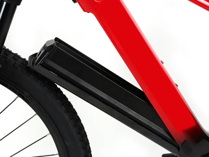 Bicicleta Eléctrica de Fibra de Carbono de 48V para Adultos, Bicicleta Eléctrica Urbana con Suspensión Completa y Neumáticos Anchos, 500W Híbrida EB-03 - Product Image 3