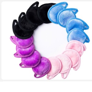 Serviettes nettoyantes en microfibre lavables pour le <span class=keywords><strong>visage</strong></span> tampons démaquillants lingettes <span class=keywords><strong>visage</strong></span>, yeux, lèvres - Product Image 1