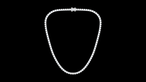 สร้อยคอเพชรทองคำหรูหรา ประดับอัญมณีระยิบระยับสำหรับผู้หญิง ของขวัญเครื่องประดับที่สมบูรณ์แบบสำหรับโอกาสพิเศษหรือแฟชั่นประจำวัน - Product Image 6