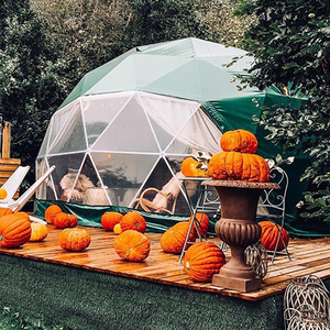 Dôme Géodésique d'Hiver Glamping 12M Tente avec Salon et Poêle Igloos <span class=keywords><strong>Domo</strong></span> Home - Product Image 1