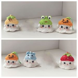 Wholesale Hot Selling Crochet Plush <b>Keychain</b> Handmade Knitted Doll Car <b>Keychain</b> Pendant for Cute Quirky Gift - Product Image 4