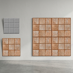 Carreaux de sol en porcelaine numérique Vistaar noir et blanc 40x40cm, 12mm, mat, antidérapant, résistant, pour extérieur - Product Image 3