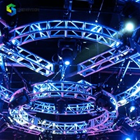 Estructura de Aluminio Arqueada Personalizada a Base de Dibujo, Techo de Escenario con Conexión por Espiga, Estructura de Aluminio para Empresas de Eventos y Exposiciones