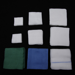 Compresses <span class=keywords><strong>de</strong></span> <span class=keywords><strong>gaze</strong></span> carrées en <span class=keywords><strong>coton</strong></span> à haute absorption pour soins chirurgicaux - Product Image 5
