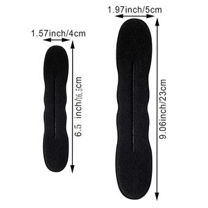 أداة تشكيل تسريحة الشعر المغزلية من ستايليا (4 صغيرة، 4 كبيرة) - إسفنجة رغوية لتشكيل المغزل، إكسسوارات شعر قوية ومرنة وقابلة لإعادة الاستخدام - Product Image 3