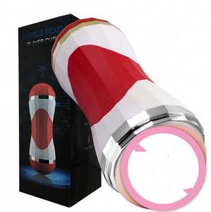 Hot Selling Male Sex Toys elektrischer Mastur bator Doppelkopf Masturbation becher für Männer von Hand Sextoy für Männer Fabrik preis - Product Image 5