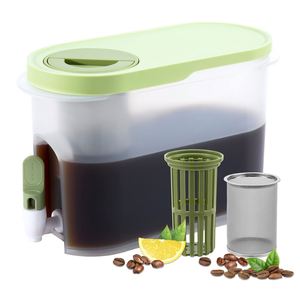 Drink Dispenser for Fridge Beverage Liquid Drink Container Lemonade Stand Juice Jug Cold <b>Water</b> Pitcher with Spigot for Party - Product Image 1