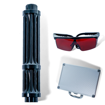 Advanced Blue Laser Pointer with 5-in-1 Head | Enhanced Performance for Outdoor Applications and Emergency Situations