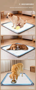 Soporte Reutilizable <span class=keywords><strong>para</strong></span> Almohadillas de Orina <span class=keywords><strong>para</strong></span> Mascotas, Bandeja de Entrenamiento de Silicona, Impermeable, Antideslizante, Fácil de Limpiar, <span class=keywords><strong>para</strong></span> Uso en Interiores y Exteriores - Product Image 3