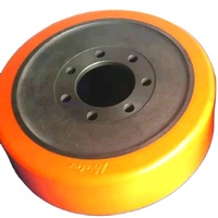 Vente directe d'usine 254x120 pneu solide roues PU pour palette de transport électrique