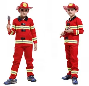 Fireman Role Play Costume for kids Boys Girls Firefighter Dress up and Play Set