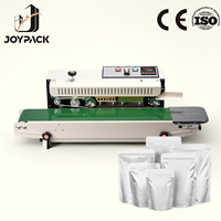 Scelleuse à bande continue FR-900, machine de scellage automatique horizontale pour sacs en film plastique, pour utilisation sur les lignes d'emballage alimentaire