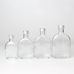 Glass <strong>Mini</strong> Liquor <strong>Bottles</strong> with Caps Small Glass Alcohol <strong>Bottles</strong> Reusable Empty Spirit <strong>Mini</strong> Wine <strong>Bottles</strong> - Product Image 1