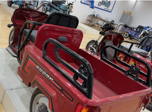 Popolare Open Body passegger 3 ruote bici elettrica con sedile pieghevole Cargo triciclo elettrico - Product Image 6