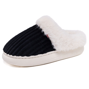 Kadınlar için hafif pamuk terlikler kaymaz taban yumuşak rahat ev ayakkabıları kapalı açık slayt moda - Product Image 6